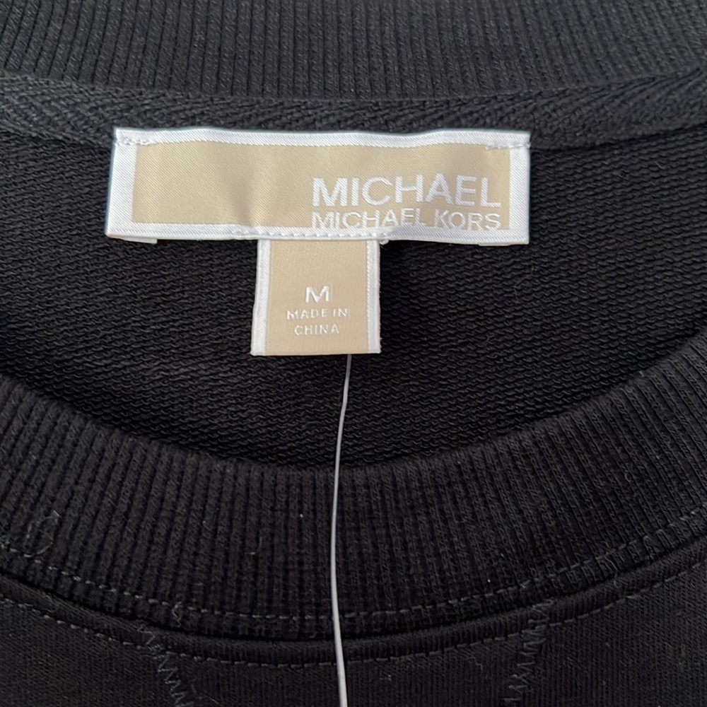 MICHAEL Michael Kors Black Sweatshirt with Red Logo - Picture 4 of 6